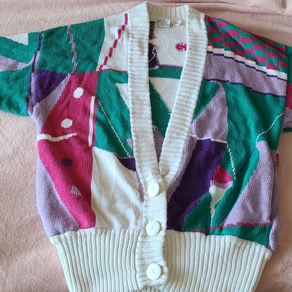 Vintage Debra Martin Cardigan - Picture 1 of 4